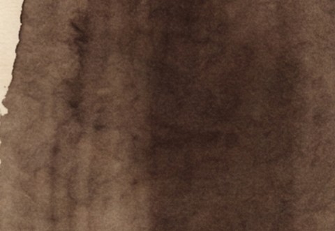 Sepia ink wash on cream paper